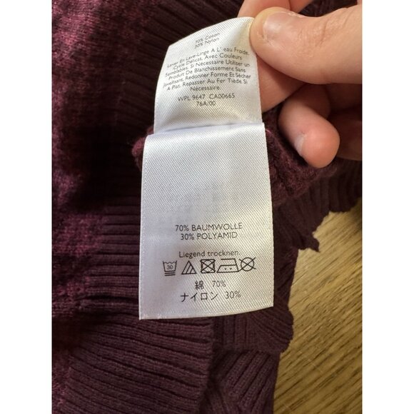 Eddie Bauer Women Size TXXL Cardigan Sweater Button Down Ruffles Long NWOT VTG - Picture 12 of 15